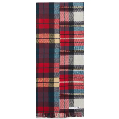 Vorata Patchwork Tartan Scarf