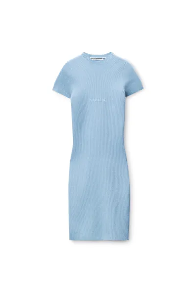 Knit Logo Mini Dress
