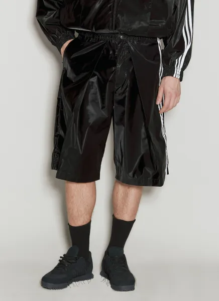 Glossy Bermuda Shorts