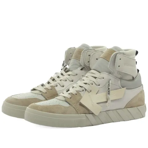 High Top Vulcanized Leather Sneaker