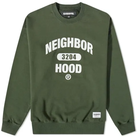 College Logo Crew Sweat