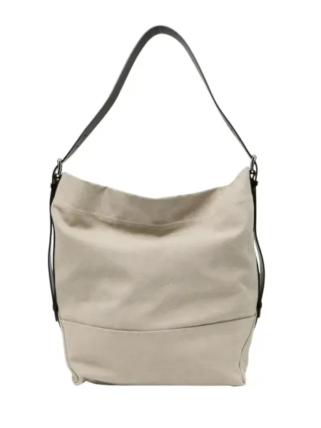 Belted Tote Bag Dark Linen