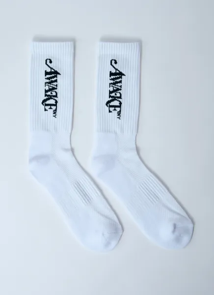 Logo Motif Socks