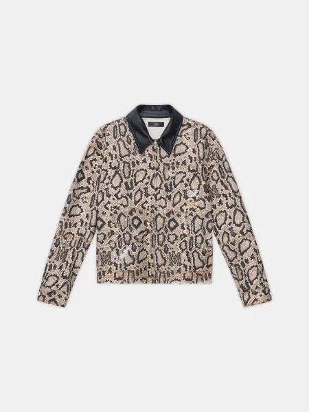 WOMEN - WOMEN'S SNAKE DENIM JACKET - Multi