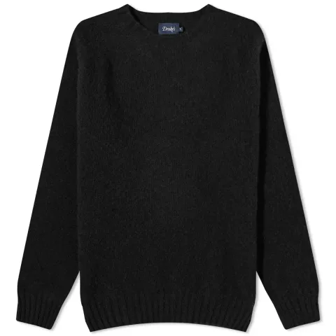 Brushed Shetland Crew Knit