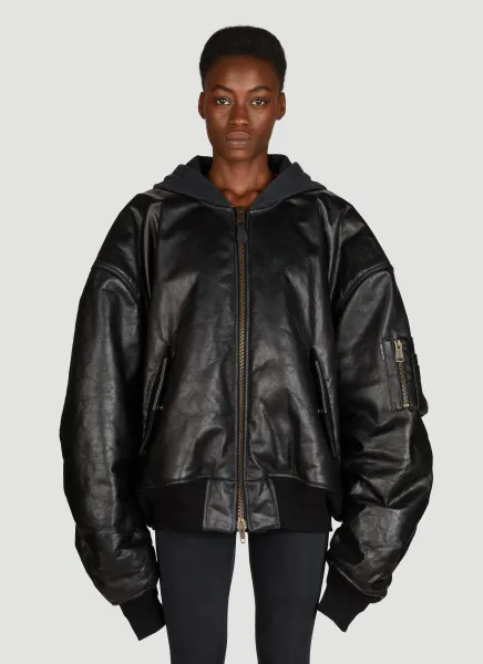 DIY Metal Hooded Bomber Jacket