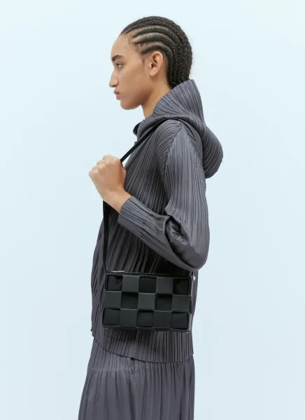 Square Cut-Out Shoulder Bag