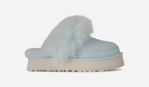 Disquette Chalet Slipper, Suede/Polyester/Wool