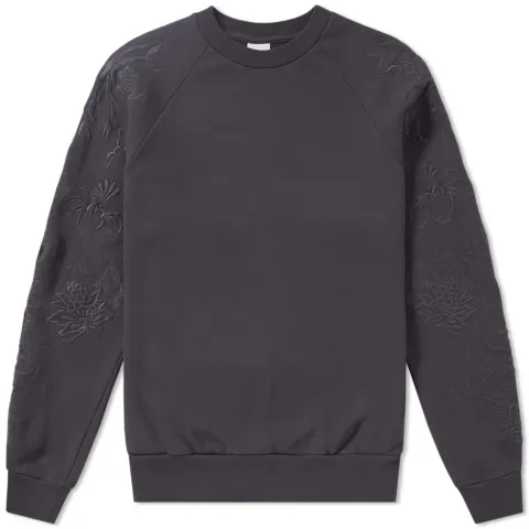 Embroidered Sleeve Sweat