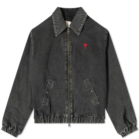 AMI Denim Small A Bomber