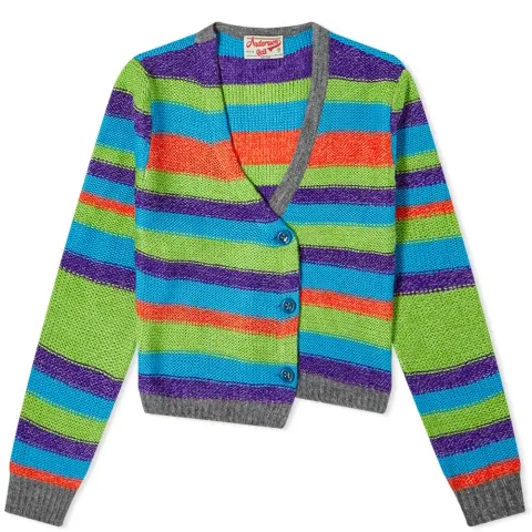 Marta Asymetric Stripe Cardigan
