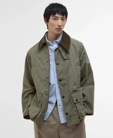 BARBOUR Peached Oversized Bedale Casual Jacket