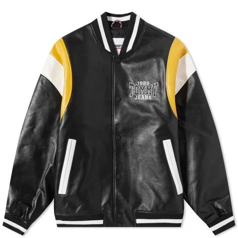 RLX Leather Letterman Jacket