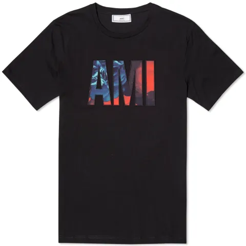 AMI Floral Logo Tee