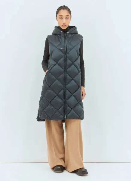 Water-Repellent Midi Gilet