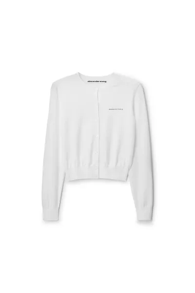 CRYSTAL LOGO CARDIGAN