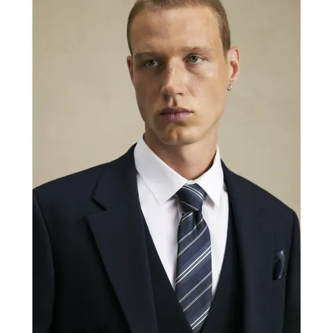 River Island Stripe Jacquard Tie