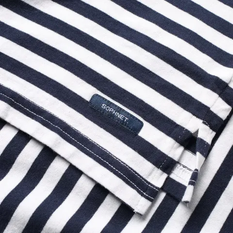 SOPHNET. Trim Colour Border Tee