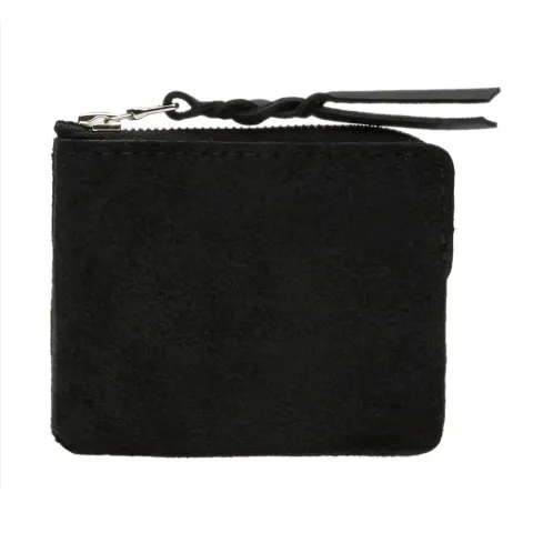 Suede Half Zip Wallet