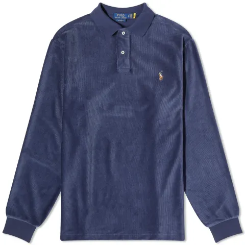 Long Sleeve Cord Polo