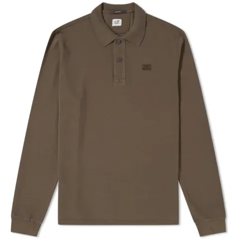 Long Sleeve Patch Logo Polo