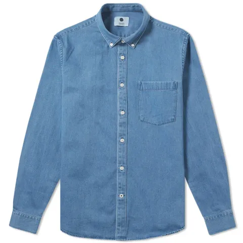 Falk Button Down Chambray Shirt