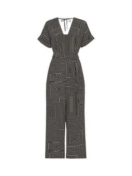 Whistles Angled Stripe Jumpsuit