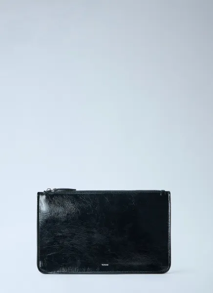 Threefold Naplack Clutch Bag
