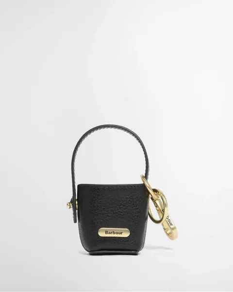 Leather Bucket Bag Charm