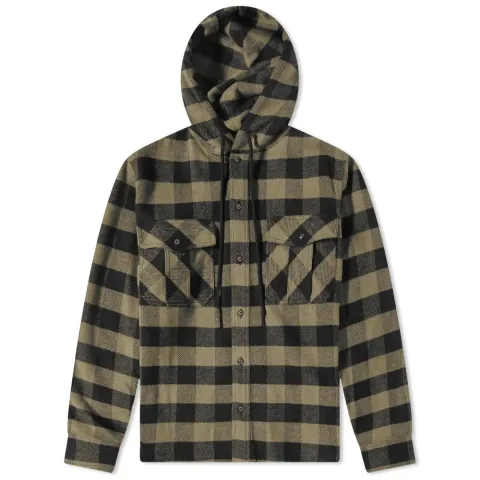 Arrow Hooded Flannel Shirt