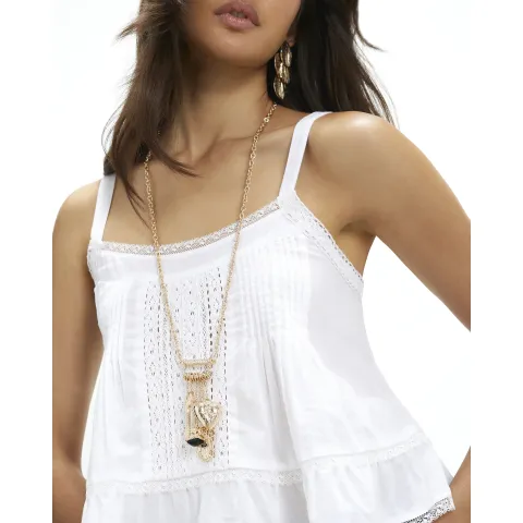 River Island Vintage Charm Trinket Necklace