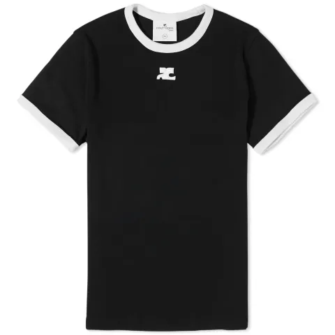 Courrèges Bumpy Contrast T-Shirt