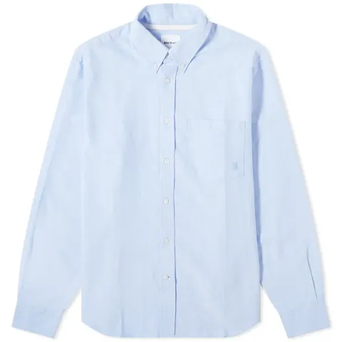 Algot Oxford Monogram Button Down Shirt