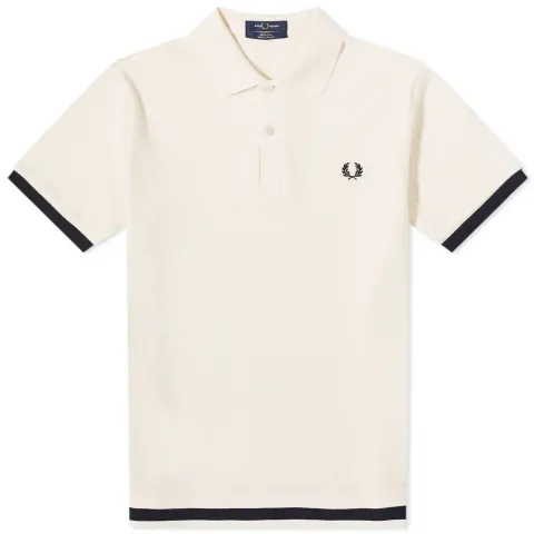 Textured Pique Polo Shirt