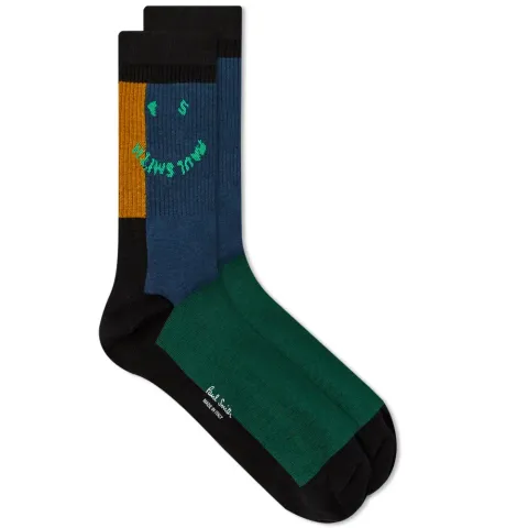Happy Block Sock