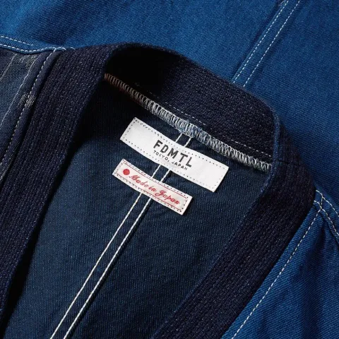 Patchwork Denim Cardigan