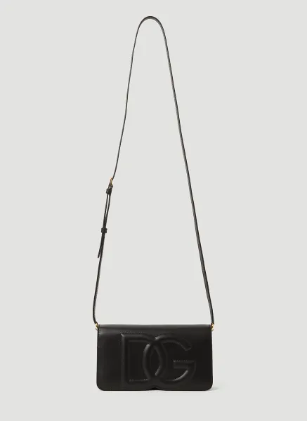 Logo Leather Phone Bag