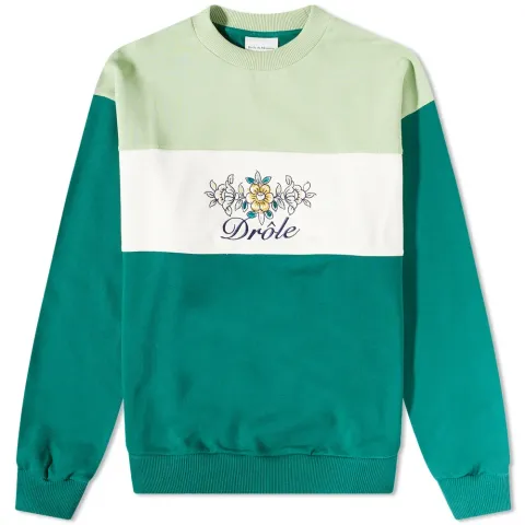 Floral Logo Crew Sweat