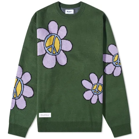 Flowers Crew Knit