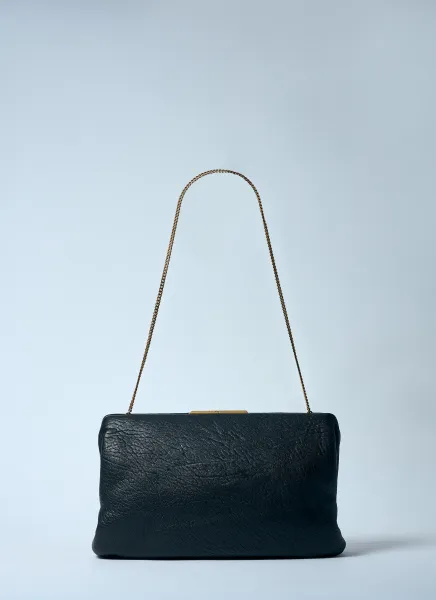 Large Leather Clutch