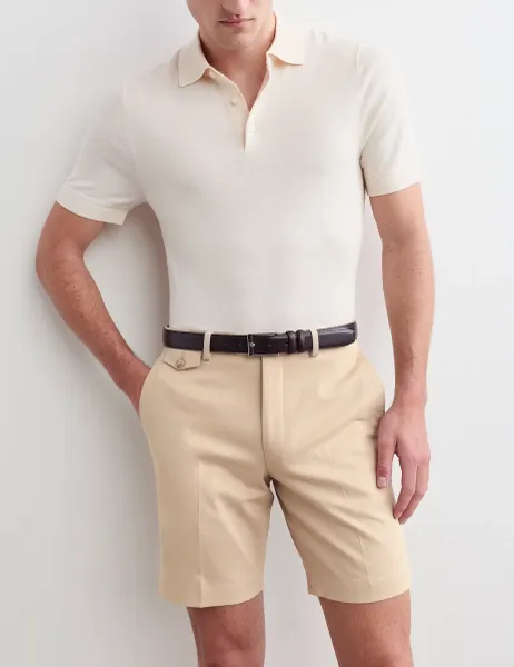 Jaeger Italian Cotton Shorts Beige