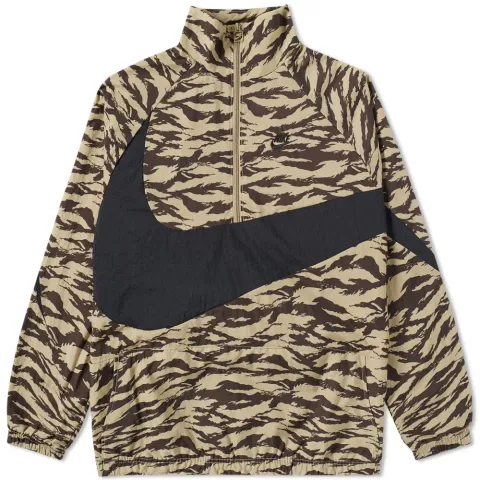 AOP Swoosh Half Zip Woven Jacket