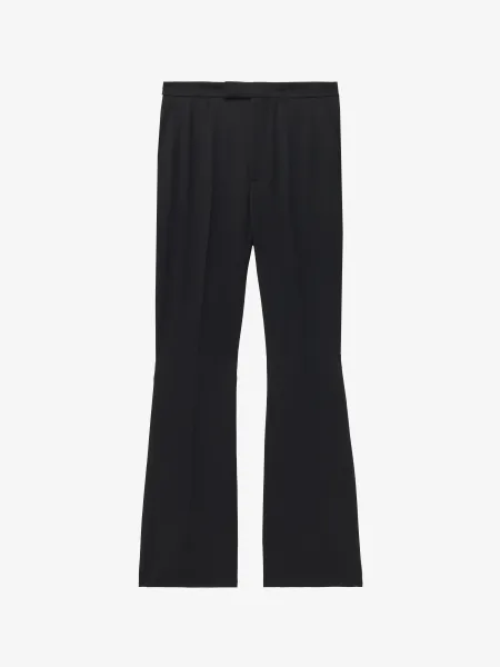 Wool Gabardine Tailored Trousers