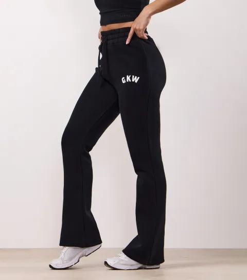 Women's Black Inspire Flared Jogger