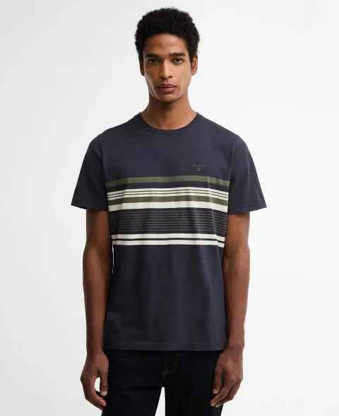 Teeside Striped Graphic Tailored T-Shirt