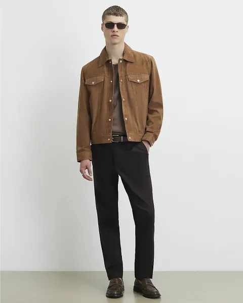 River Island Slim Fit Stretch Chino Trousers