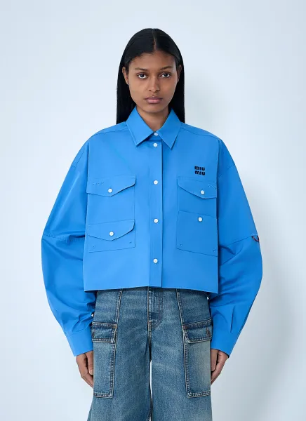 Cropped Utility Shirt