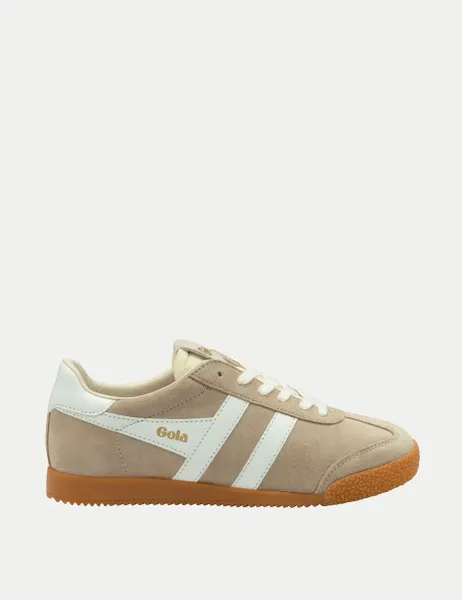 Gola Elan Suede Trainers Beige