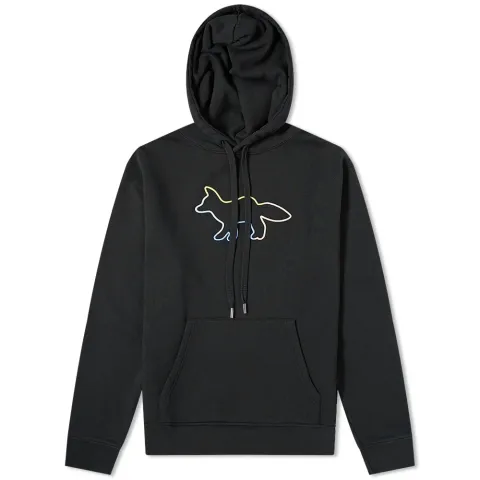 Maison Kitsuné Rainbow Fox Embroidered Hoody