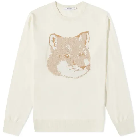 Maison Kitsuné Fox Head Crew Knit